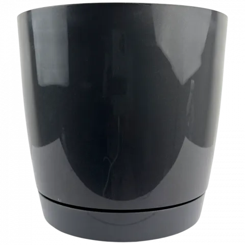 Горщик д/квітів PP Coubi RoundP 21 см графіт DUOP210-426U И746 (Польща)