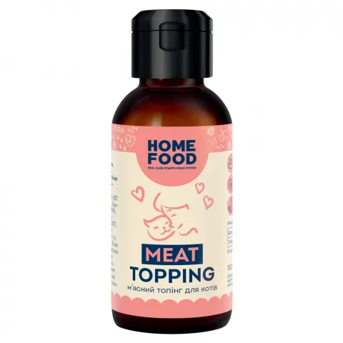 Топінг д/котів Home Food 100 г м`ясний