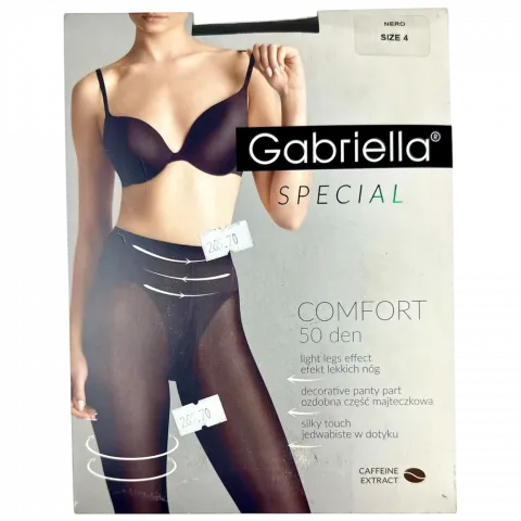 Колготи жін. Gabriella Comfort 50 Den Nero 4р.
