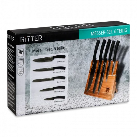 Набір ножів Ritter на підставці 5 шт. 29305025