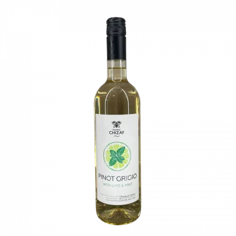 Вино Chateau Chizay Pinot Grigio з лаймом та м`ятою 0,75 л н/сол. біле