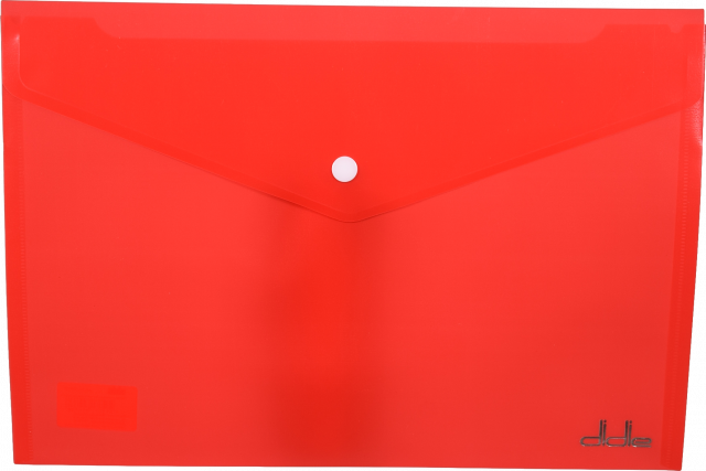 Папка-конверт А4 прозора на кнопці Didie