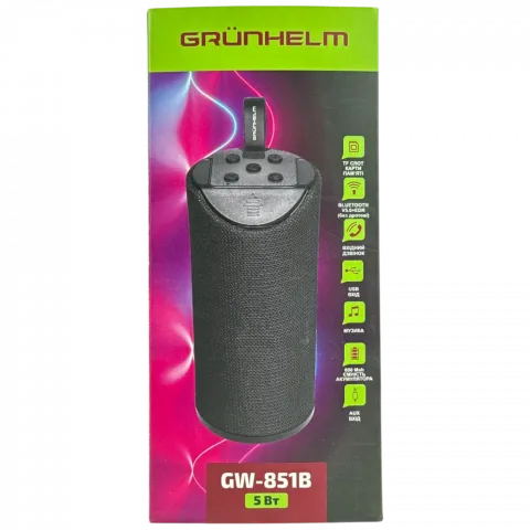 Портативна колонка Grunhelm GW-851B