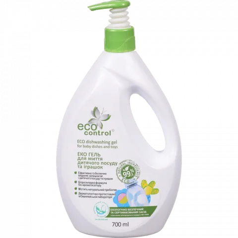 Гель Eco Control 700 мл д/миття дитячого посуду та іграшок
