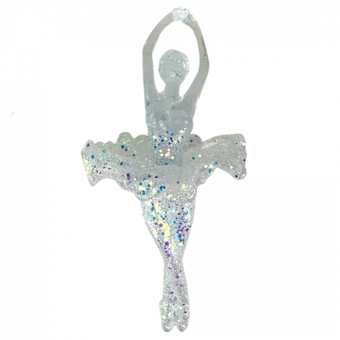 Підвіска ялинкова Балерина 157 см гліттер арт. WH41892 9245 И860