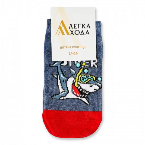 Шкарпетки дит. Легка Хода 9288 14-16 маріне меланж