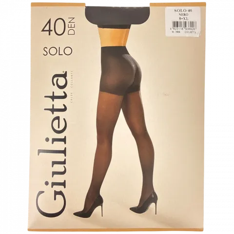 Колготи жін. Giulia Solo 40 конверт Nero 5XL