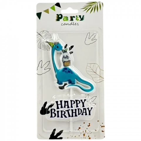 Набір свічок д/т Hap birth та дино в ас CP080321 6909 И554