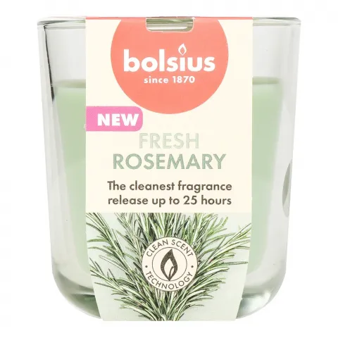 Свіча Bolsius в скл. 80/73 Розмарин арт. 101924930378