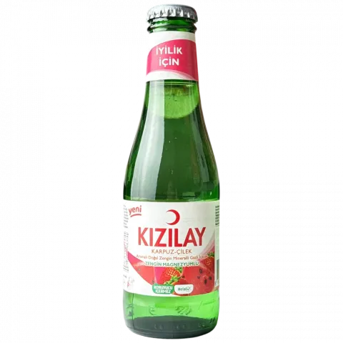 Вода мін. KIZILAY 200мл газ. Кавун та полуниця (Туреччина)