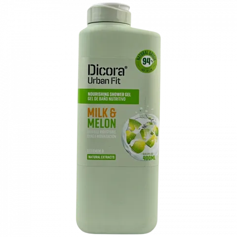Гель д/душу Dicora Urban Fit 400 мл Молоко та диня з вітаміном А