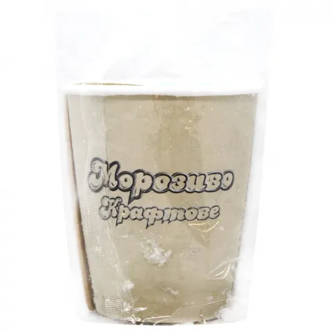 Морозиво Київський пломбір Крафтове 140 г стак. Класичний