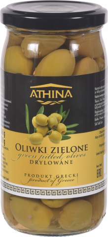 Оливки ATHINA 360 скл. б/к (Греція) И411