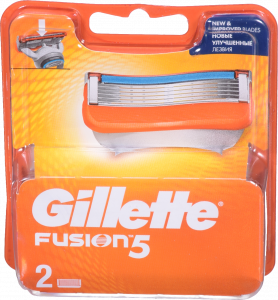 Картридж д/гоління Gillette 2 шт. Fusion