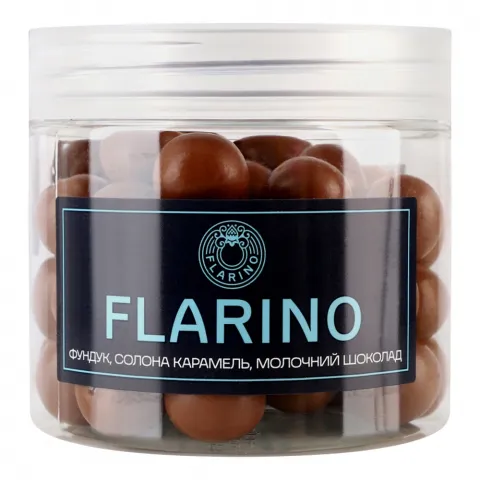 Цукерки Flarino 180 г Фундук у сол. карам. покритий мол. шок.
