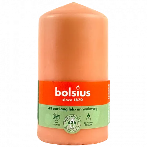 Свіча Bolsius 130/68 рожева 43 год. арт. 103615300304