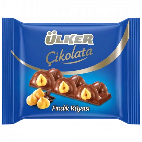 Шоколад ULKER 75 г з фундуком та крем нач И056 (Туреччина)