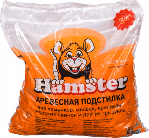 Підстилка Hamster дгризунів супер гранули 800 г