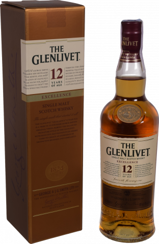 Віскі The Glenlivet 0,7 л кор. 40 12 років