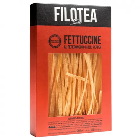 Макарони FILOTEA 250г Фетучіні з перцем чилі (Італія)