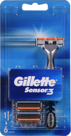 Станок д/гоління Gillette Сенсор3 6 картр.