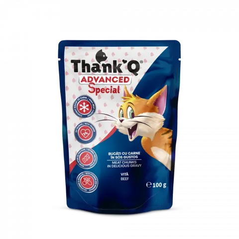 Корм д/котів THANKQ PREMIUM 100г Яловичина И089 (Румунія)