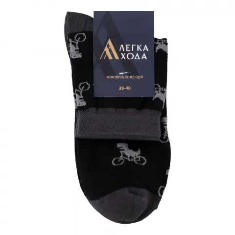 Шкарпетки чол. Легка Хода 6483 25 чорний