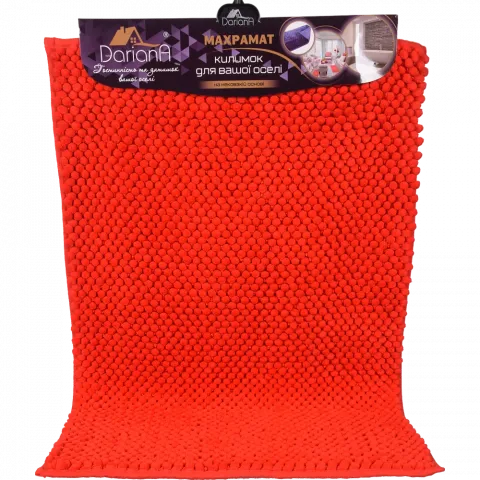 Килимок для ванної Даріана Ананас 80х55 см червоний