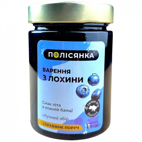 Варення Полісянка 314 мл з лохини