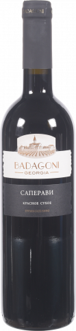 Вино Бадагоні Сапераві 0,75 л сух. червон. 12