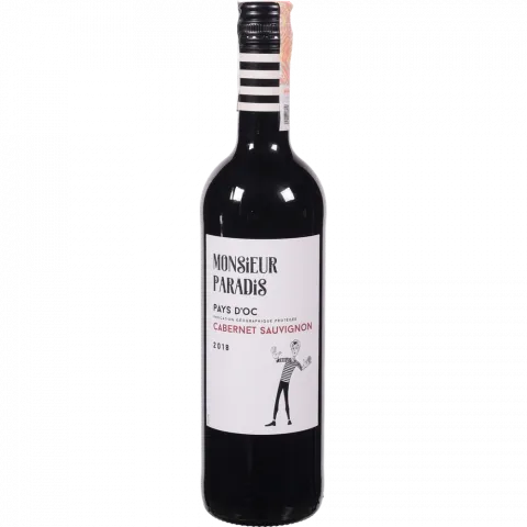 Вино Monsieyr Paradis Cab Sauv 0,75 л сух. червон. 13 (Франція)