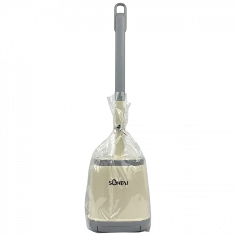 Щітка для унітазу гнуч/силік/щіт+ стакан  34841 944 И833