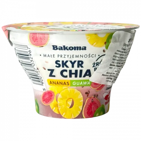 Йогурт SKYR 150г Чіа, ананас, гуава (Польща)