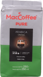 Кава Мак Кофе 250 г мел. Pure Arabica Crema