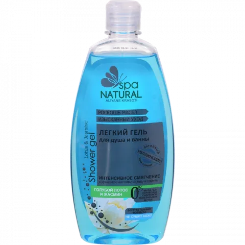 Гель д/душу та ванни Naturall Spa 500 мл Блакитний лотос та жасмин