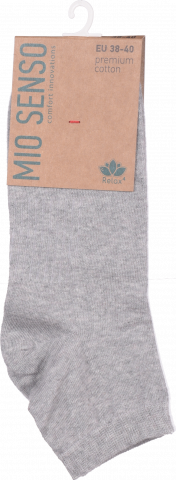 Шкарпетки жін. Міо Сенсо C501R світло-сірий, р.38-40