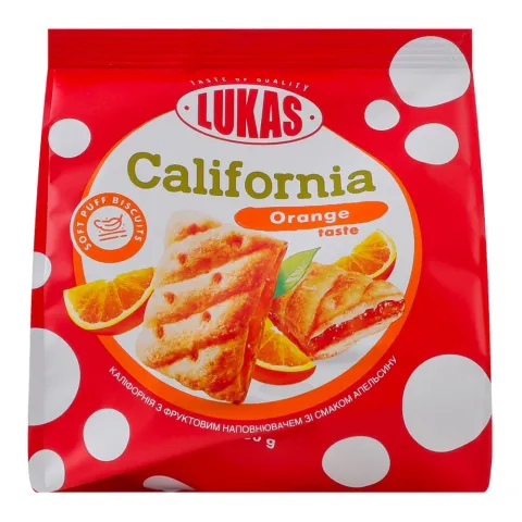 Печ Лукас 150 г Каліфорнія зі смак. апельсина