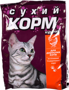 Корм д/котів 400 г Курячий