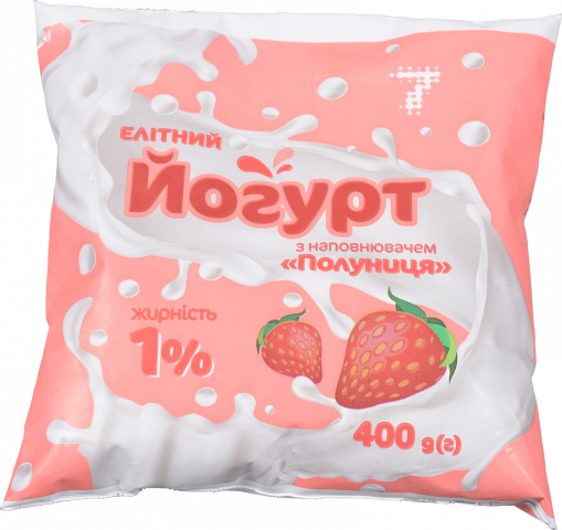 Йогурт 7` 400 г 1 п/е Полуниця`