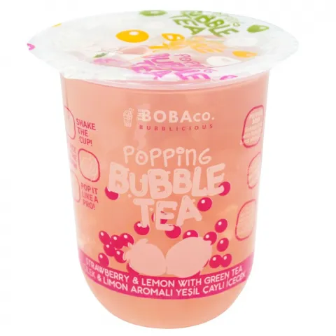 Напій The Boba Co 0,33 л Полуниця-зелений чай (Туреччина)