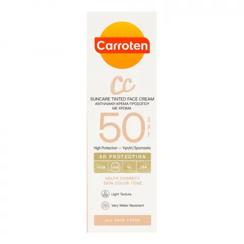 Крем д/обличчя Carroten 50 мл СС-крем SPF50