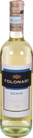 Вино Фолонарі Соаве Класіко 0,75 л сух. біле