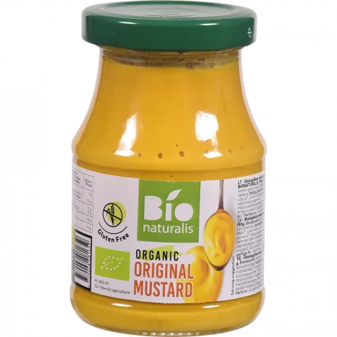 Гірчиця BIONATURALIS 190 г м`яка органічна (Польща)
