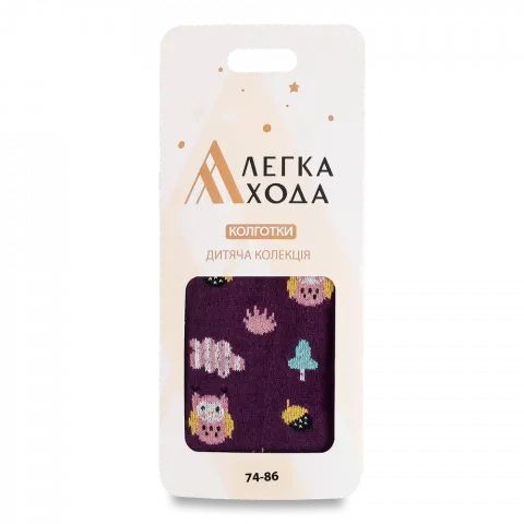 Колготки дит. Легка Хода 8261 74-86 52 14 фіолетовий