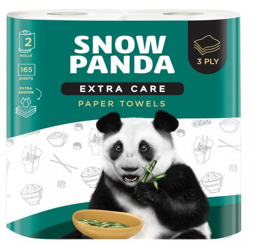 Рушник папер. Сніжна Панда 2 шт. 3 шар. Extra Care