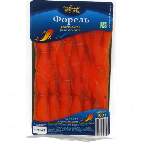 Риба Форель с/с в/у 100 г Українська Зірка