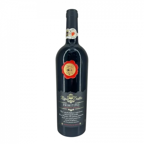 Вино Ripa di Sotto 0,75л сухе черв. Прімітіво 15(Італія)