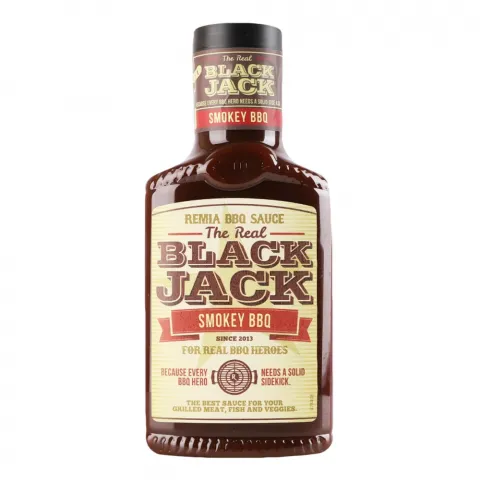 Соус Барбекю Remia 450 мл пл. Black Jack BBQ класичний