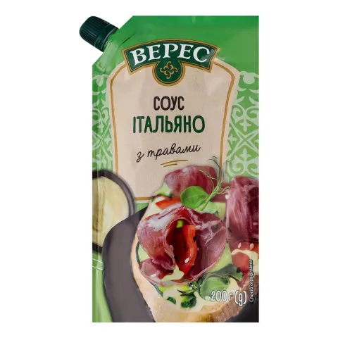 Соус майонезний Верес 200 г д/пак. Італьяно з травами