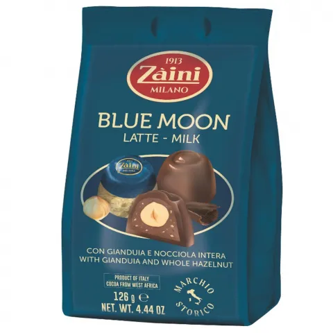 Цукерки ZAINI BLUE MOON 126г асорті з гор И408 (Італія)